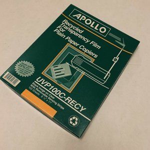 Apollo Recycled Transparency Film Copier